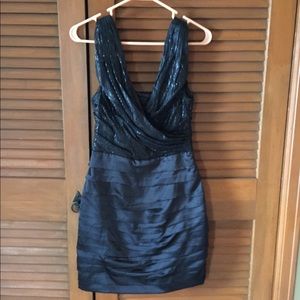 Express black & sparkly cocktail dress